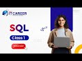 SQL Class 1 | SQL online training in Hyderabad | NextIT Career