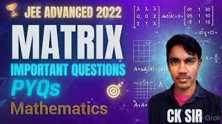 Hardest Matrices PYQ 😱 | JEE Advanced Maths Tricks 🔥