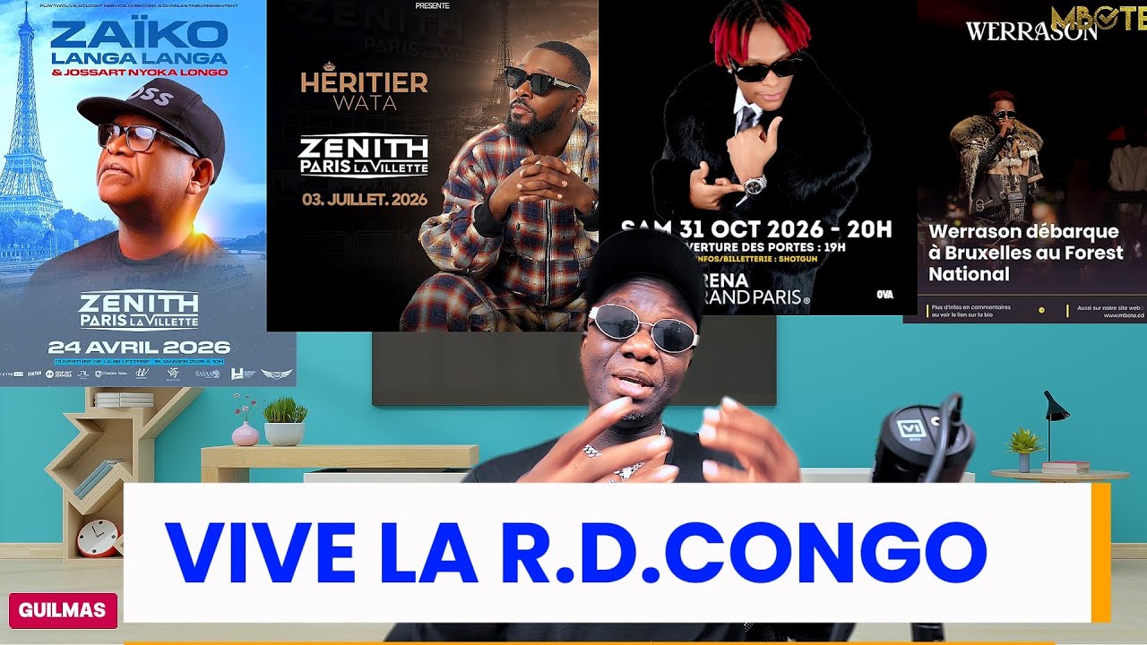 MOTO EPELI NA FRANCE : HERITIER WATA, ZAIKO L.L, INNOSS'B ET WERRASON NA BRUXELLES