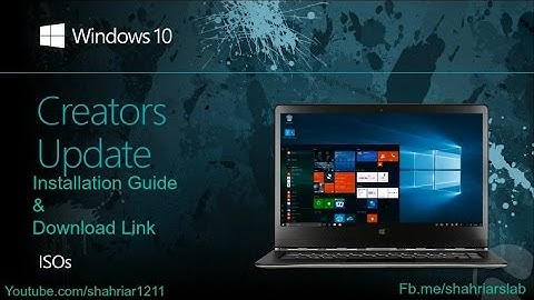 Windows 10 pro x64 creators update | Installation guide | Download link | ISO File