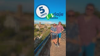 SONHO REALIZADO: LÁ SE VÃO 5 ANOS VIAJANDO PELO MUNDO... NOSSO MUITO OBRIGADO! #Shorts