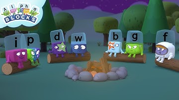 Spooky Scary Dark Spelling! 🌑 | Learn to Spell | @officialalphablocks