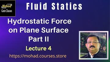 04 Statics Hydrostatic Force on Plane Surface Part II