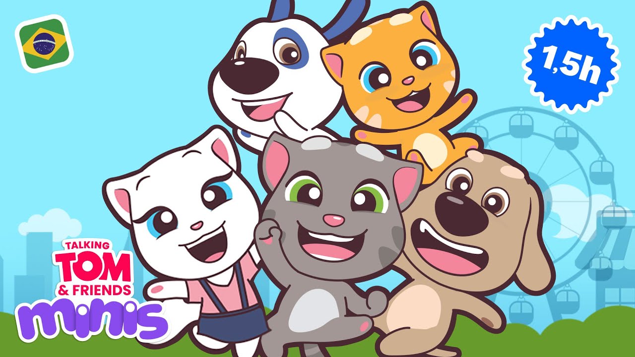 ⁣TODOS OS EPISÓDIOS - Maratona de Talking Tom & Friends Minis