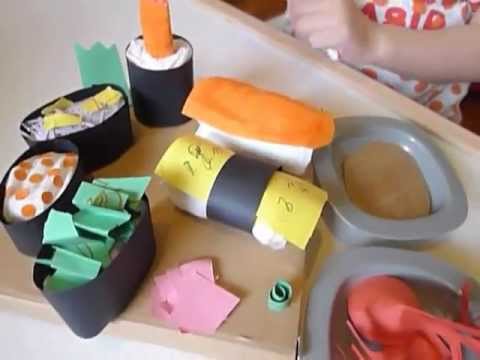 sushi-paper-toy