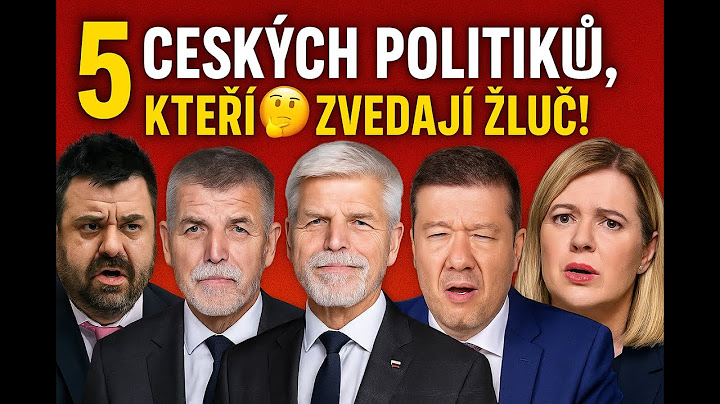 🇨🇿 TOP 5 nejvíc kontroverzních politiků v Česku! 🔥