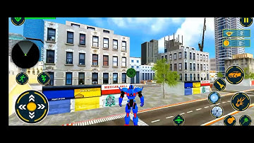 Flying Car Robot Transform - Robot Car Transform game - Android iOS gameplay