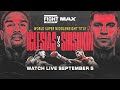 Iglesias Vs. Shishkin For The World Super Middleweight Title LIVE September 5 On FIGHT SPORTS MAX!