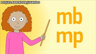 Reglas ortográficas MP y MB para niños  Video de Peques Aprenden Jugando