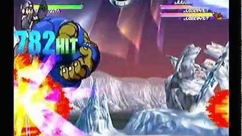 MvC2: Megaman 792 hit Meterless 100% Combo - Dead Body Infinite