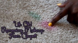 Removing Eyeshadow from Carpet