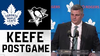 Sheldon Keefe | Pittsburgh Penguins at Toronto Maple Leafs | February 17, 2022