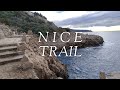 Nice trail seaside cote dazur french riviera france