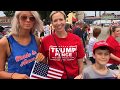 President Trump supporters line street in Granite City