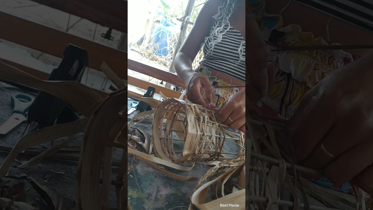 Passo a passo Lustre de fibras de banana - Projeto Fontoura Fibras