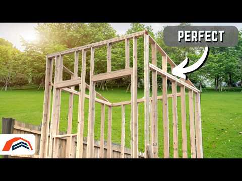 FRAME Your 8x8 Modern Lean-To DREAM Shed!