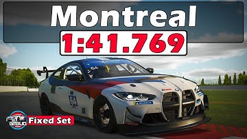 iRacing BMW M4 GT4 Circuit Gilles Villeneuve (Montreal) Track Guide - 1:41.769