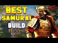 The best samurai build for baldurs gate 3