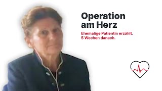 Patientin erzählt: 5 Wochen nach Herzoperation | Mitralklappen / Trikuspidalklappenrekonstruktion