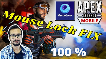 Apex Legends Mobile Mouse Lock Unlock Fix on Gameloop Emulator | Mouse stuck | Mouse not working