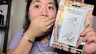 New Walmart inkbox temporary tattoos review