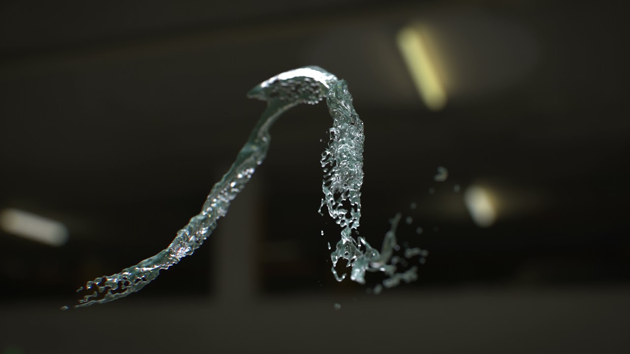 Houdini Liquid Flow  Particles Water 