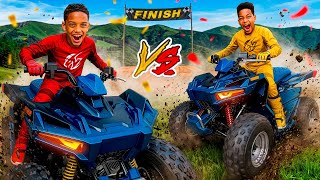DJ & KYRIE RACED FOUR WHEELERS!