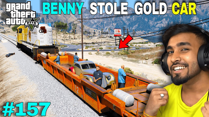 BENNY STOLE MY ROYAL GOLD CAR | TECHNO GAMERZ GTA 5 GAMEPLAY #157