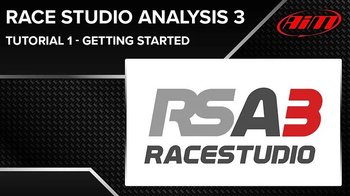 Race Studio Analysis 3 - Tutorial 1 - Getting Star...