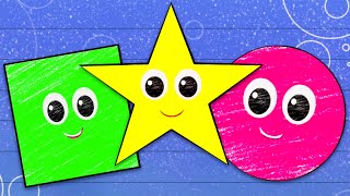 Sing Along - Shapes Song & Kids Learning Video by @uspkidsnurseryrhymes