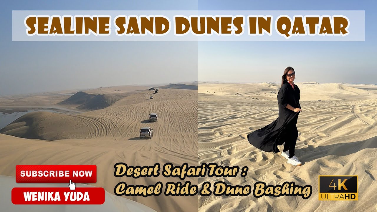 Sealine Sand Dunes, Camel Riding & Dune Bashing in Qatar.