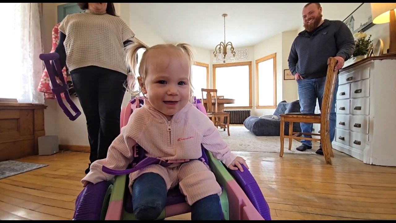1-year-old gets 3D-printed wheelchair