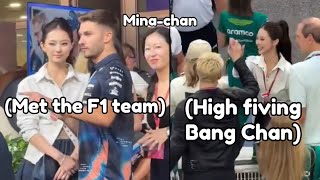 tzuyu being the *main event* for singapore grand prix (ft. straykids bangchan)