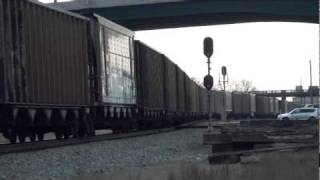 NS NB at Dalton,GA. BNSF Coal Train.