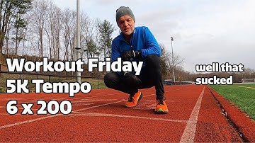 Workout Friday | 5K Tempo Run and 6 x 200 Repeats | Run with Power vs. Heart Rate