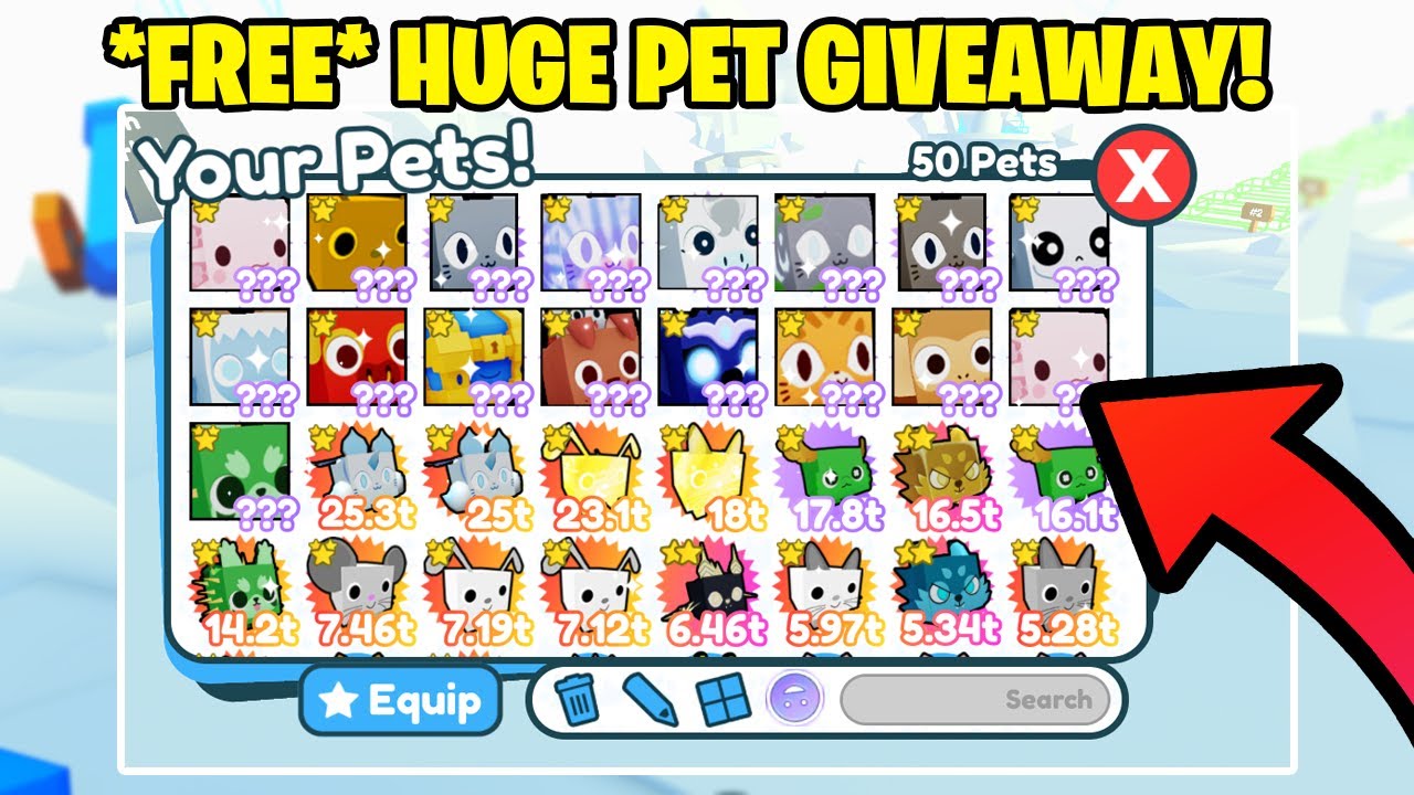 🔴LIVE PET SIMULATOR X FREE HUGE PET GIVEAWAYS PET SIMULATOR Z