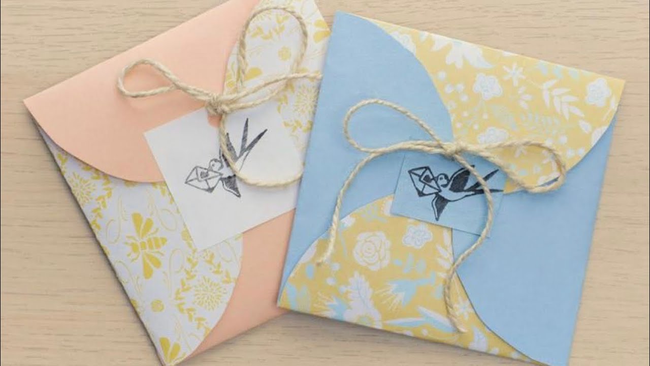 How to Make Origami Petal Envelopes/Origami petal envelope with