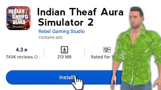 I Played Best Popular Game Indian Theft Aura Simulator 2 😱On Playstore screenshot 3