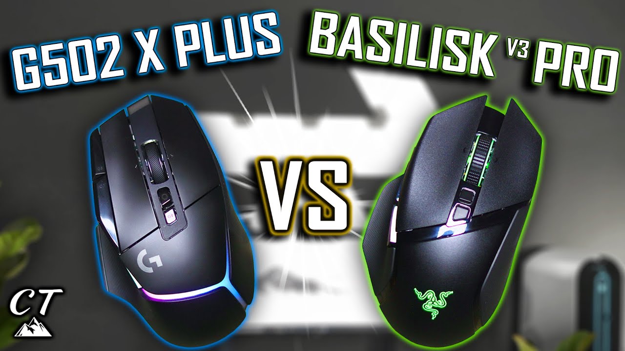 Logitech G502 HERO vs Logitech G502 X Side-by-Side Mouse Comparison 