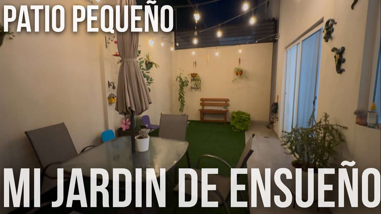 ✨TRANSFORMACIÓN DE PATIO PEQUEÑO | EL ANTES Y DESPUÉS✅