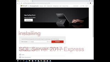 Installing SQL Server 2017 Express