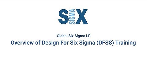 6Sigma Promo Video - Design for Six Sigma (DFSS)