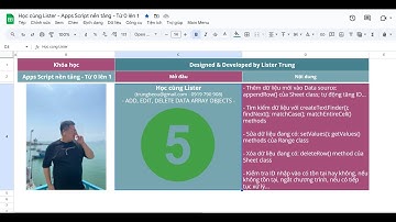 Học Apps Script từ 0-1 - Add (Thêm) Update (Sửa) Delete (Xóa) dữ liệu trong Google Sheets