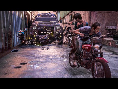 Uncharted 4: A Thief's End - The Best Chase In Gaming EVER - Gameplay