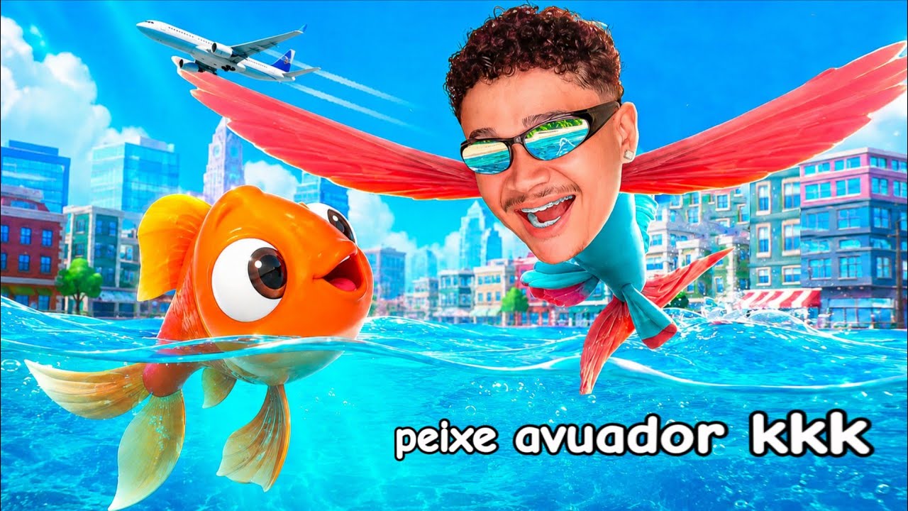 Agora sou um peixe que voa fugindo pro mar kkkkk - I AM FISH