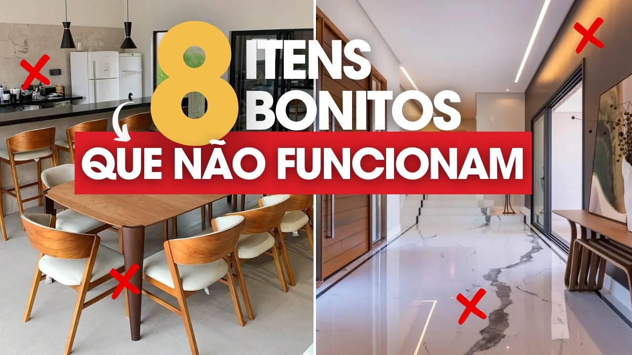 Não Faça isso na sua Casa: 8 itens bonitos Que Não Funcionam ( parte 3) • Larissa Reis