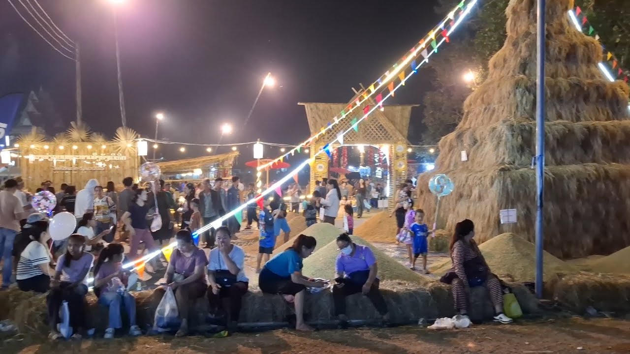 พาเที่ยวงานบุญพระธาตุอิงฮังพร้อมบุญกองข้าวใหญ่