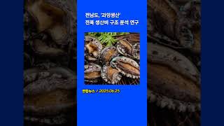 전남도, 과잉생산 전복 대응책 마련한다 #규모별 생산원가 항목 체계화…#경영안정전략