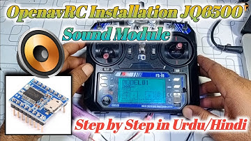 HOW TO INSTALL SOUND MODULE IN OPENAVRC TX