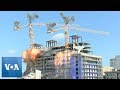 Hard Rock Hotel Collapse - Damaged Tower Crane Lowering – Controlled ...
